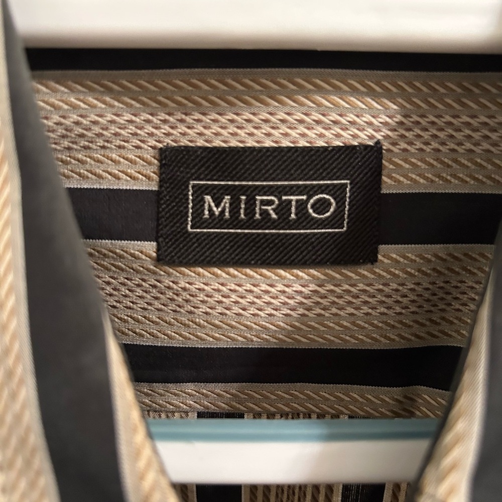 Mens Mirto shirt made in Spain. 17 inch collar. 34/35 inch sleeves. - Picture 6 of 10